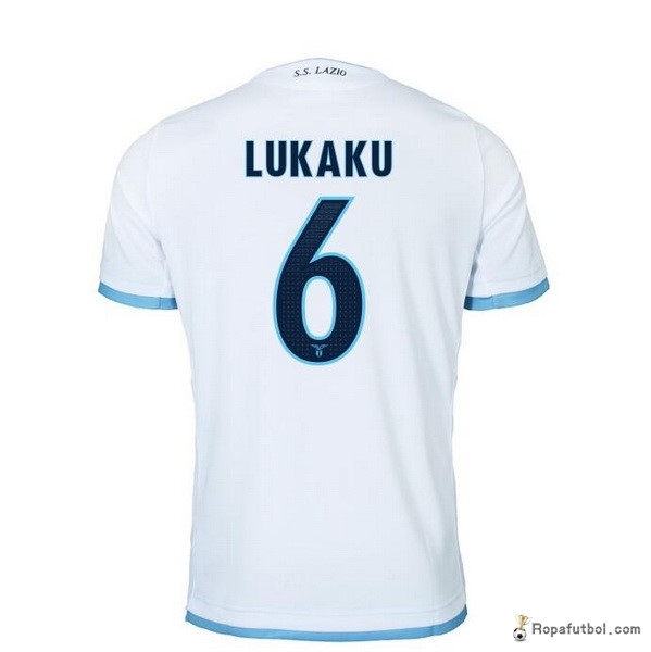 Camiseta Lazio Replica Tercera Ropa Lukaku 2016/17 Blanco